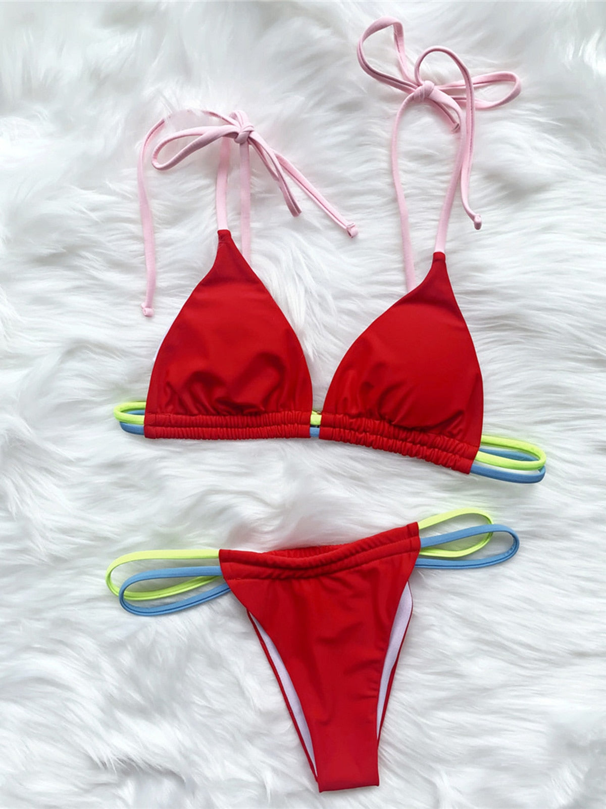 Mini Thong Neon Bikini