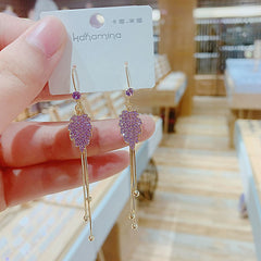 Long Tassel Earrings 2022 New Simple Women&#39;s Earrings Korean Version Long Elegant and Delicate Fashion Accessories Jewelry