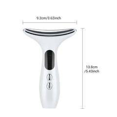 7in1 RF&amp;EMS Face Massager Lifting Beauty LED Face Skin +3 Colors LED Facial Neck Massager Photon Therapy Heating Wrinkle Removal