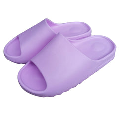 Unisex Summer Slippers Indoor High Soft Bottom Sandals Open Toe Trend Slides Light Beach Shoes Slippers