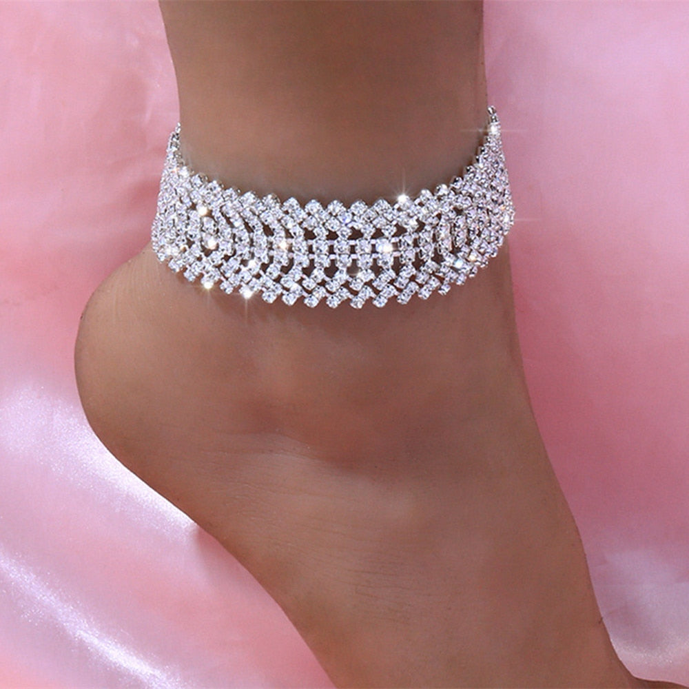 Luxury Crystal Foot Chain Ankle Bracelet
