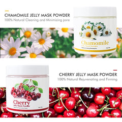 Natural Soft Hydro Jelly Face Mask Powder Series Rose Whitening Aloe Vera Mask DIY Rubber Facial SPA Jelly Mask Facial Skin Care