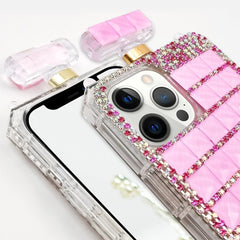 Rhinestone Crystal Perfume Bottle Phone Case for Apple