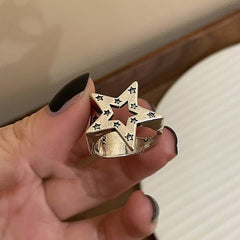 Cute Fortune Cat Animal Rings Couple Jewelry Adjustable Finger Rings For Men Lover Women Lady Girl Boy Male Valentine&#39;s Day Gift