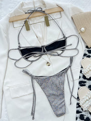 Melissa's Glitzy Beach Babe Bikini Set