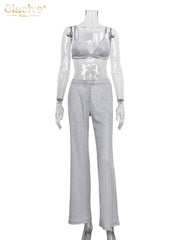 Catch me shimmering 2 Piece pants suit set