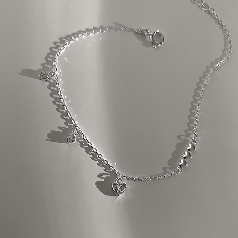 Heart Bracelet Personality 925 Sterling Silver