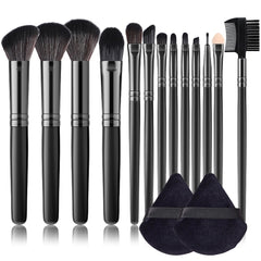 Makeup Brushes Set with Powder Puff