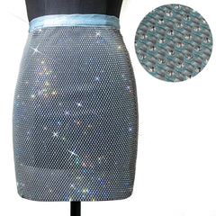 Stephanie's Sparkling Fishnet Dress