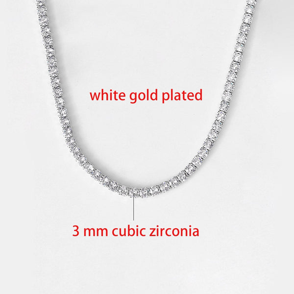 Riviera Iced CZ Tennis Choker Collection