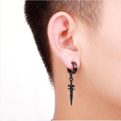 Hip Hop Korean Fashion Cross Earrings For Women Grunge Cross Ear Earrings серьги кресты Skeleton Crochet Punk Earrings Wholesale