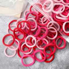 50PCS/Set Basic Hair Bands Simple Solid Colors Elastic Headband Hair Ties