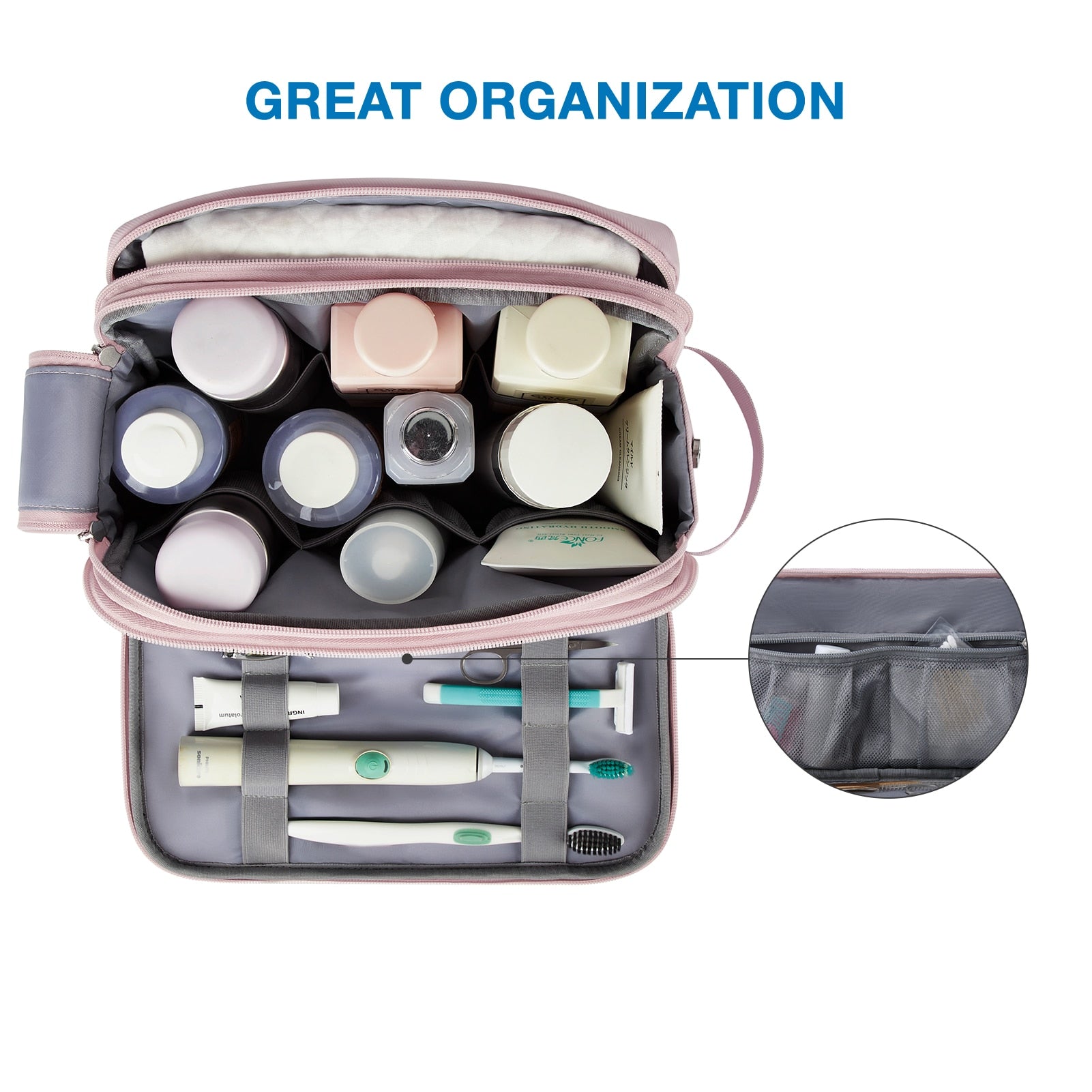 Undine Waterproof Travel Cosmetic Bag Collection