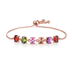 Luxurious Shiny Colorful AAA Cubic Zirconia Bracelets