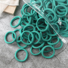 50PCS/Set Basic Hair Bands Simple Solid Colors Elastic Headband Hair Ties