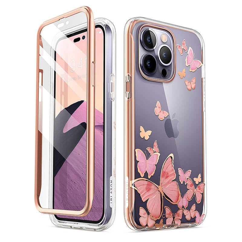 Marbella Glitter Marble Protective iPhone Case