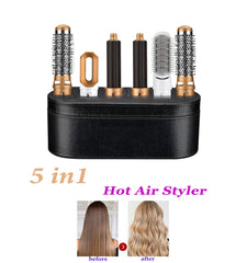 5 in 1 Hair Dryer Heat Comb Hair Curler Professional Iron Hair Straightener Styling Tool Hair Dryer Combination Kit