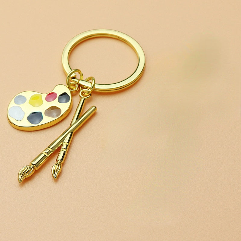 Paintbrush and Easel Earrings