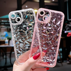 Crystal Glitter Diamond Pattern Phone Case For iPhone