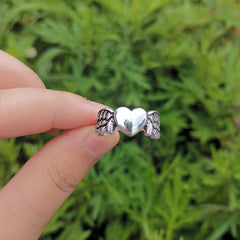 Gothic Geometric Mushroom Ring