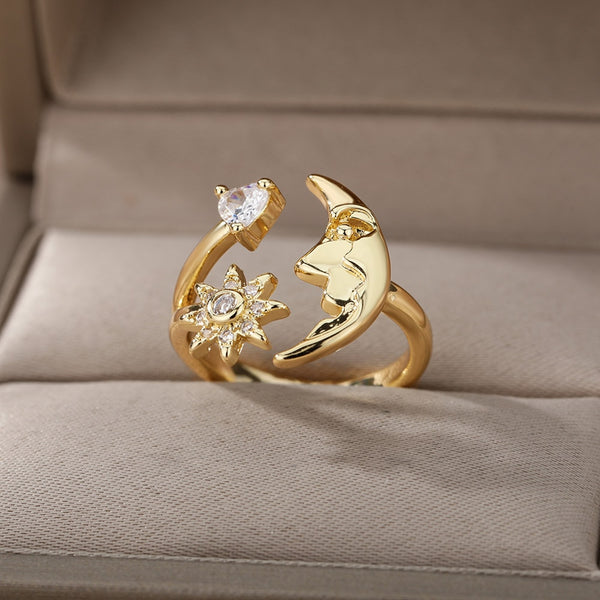 Safiya Lucky Evil Eye Stainless Steel Ring Collection