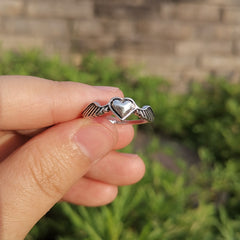 Gothic Geometric Mushroom Ring