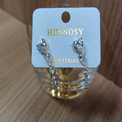 South Korea web celebrity super fairy temperament elegant Hyun fashion fashion earrings delicate purple flowers rose earrings