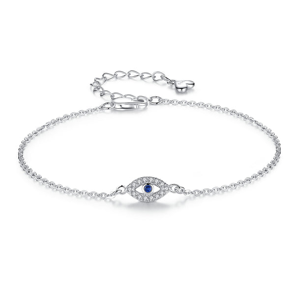 Nazar 925 Sterling Silver Evil Eye Bracelet