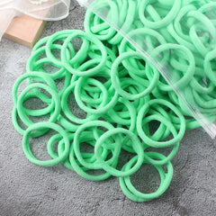 50PCS/Set Basic Hair Bands Simple Solid Colors Elastic Headband Hair Ties