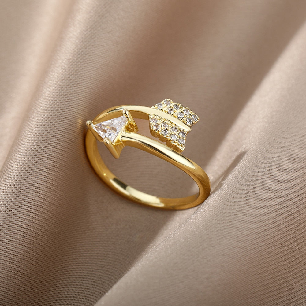 Safiya Lucky Evil Eye Stainless Steel Ring Collection