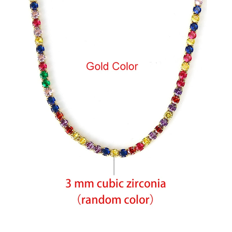 Starlight CZ Tennis Choker Collection