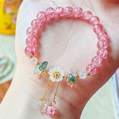 Crystal  Cubic Zirconia Pendant Bracelet