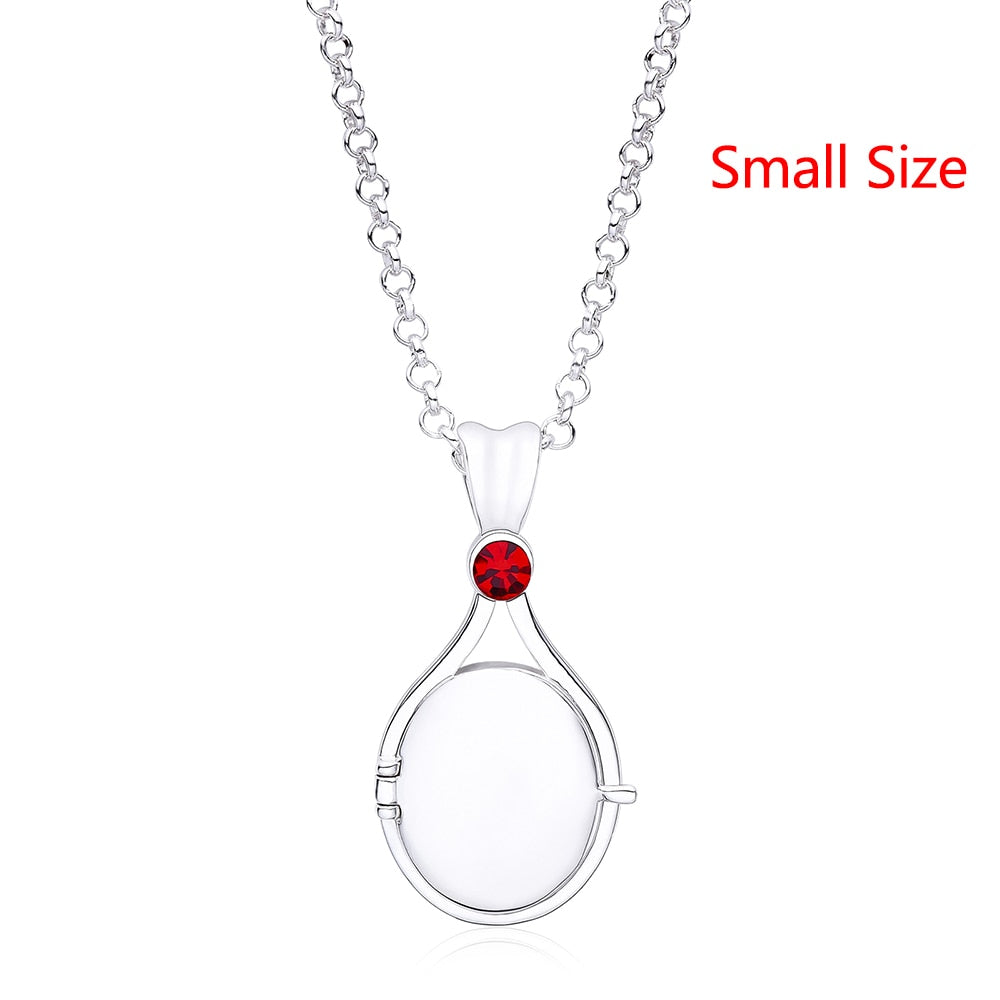 Nerissa Crystal Mermaid Shell Locket Necklace
