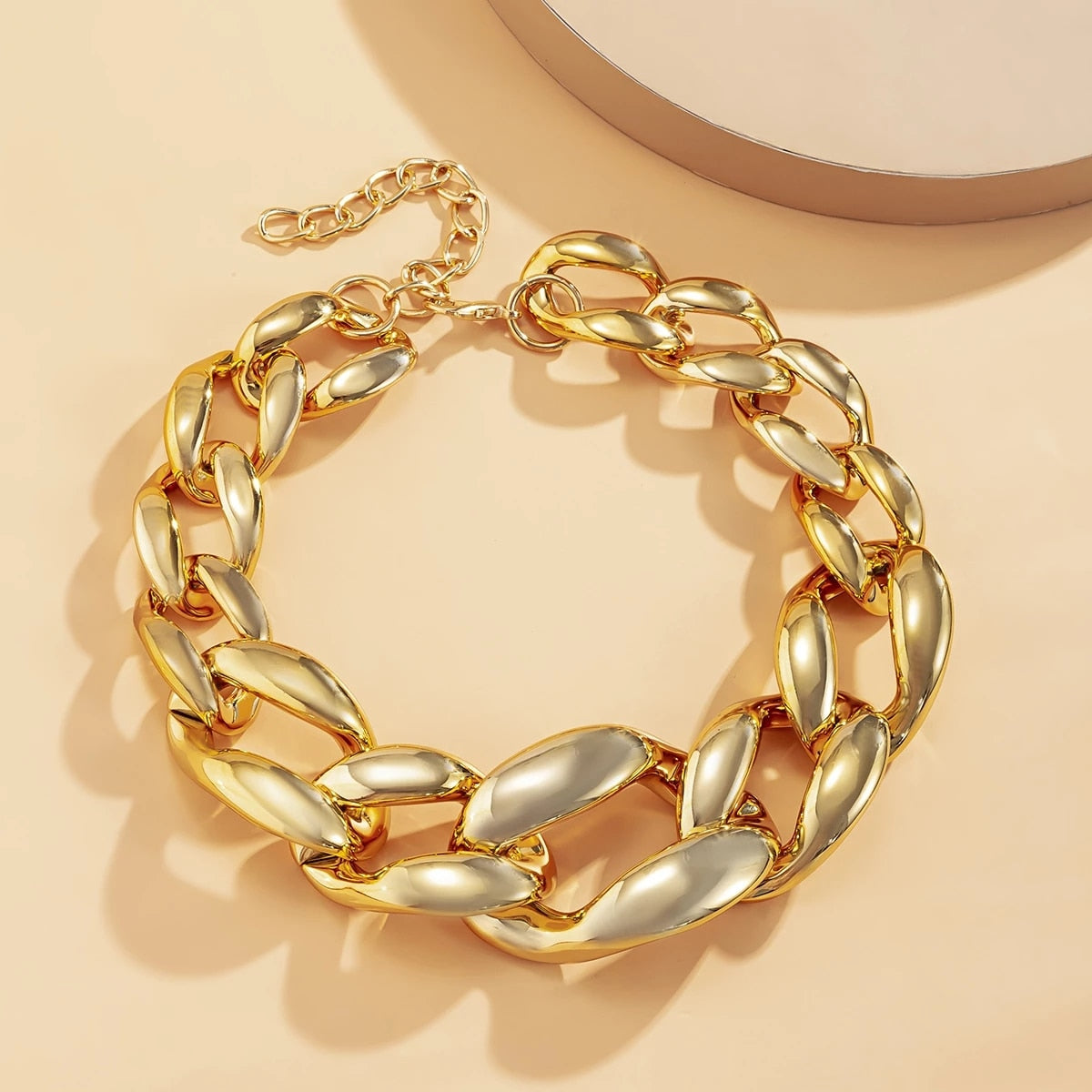 Zaria Oversized Chunky Link Choker Collection