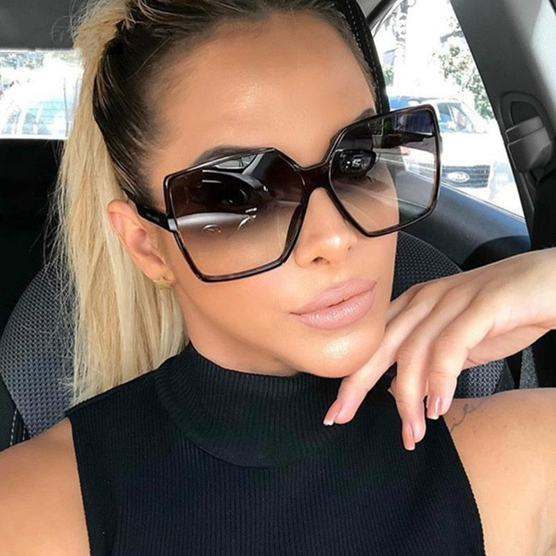 Capri Oversized Gradient UV400 Sunglasses