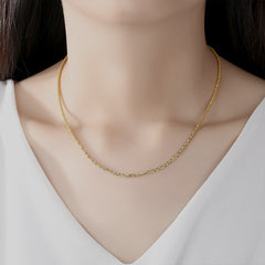 New Popular Silver Color Sparkling Clavicle Chain