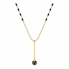 Mysterious Sexy Black Crystal Zircon Ball Necklace