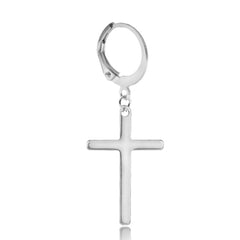 Hip Hop Korean Fashion Cross Earrings For Women Grunge Cross Ear Earrings серьги кресты Skeleton Crochet Punk Earrings Wholesale