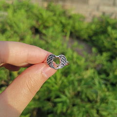 Gothic Geometric Mushroom Ring