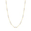 Gold Sterling Silver Pearl Necklace