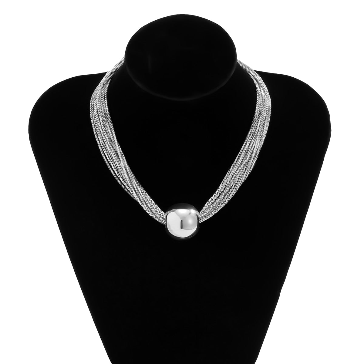 Zaria Oversized Chunky Link Choker Collection