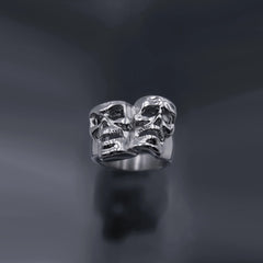 Gothic Geometric Mushroom Ring