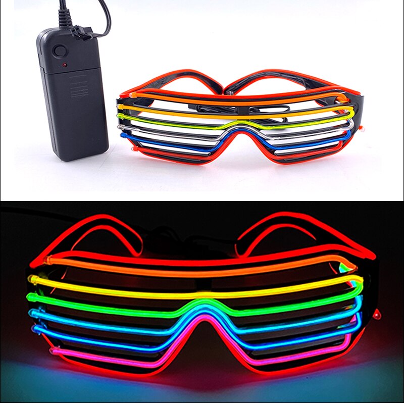 Neon Pulse LED Party Sunglasses
