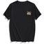 Animal T-Shirt Pocket Cat Stickers Printed T-shirt Tops Funny Cotton Tees