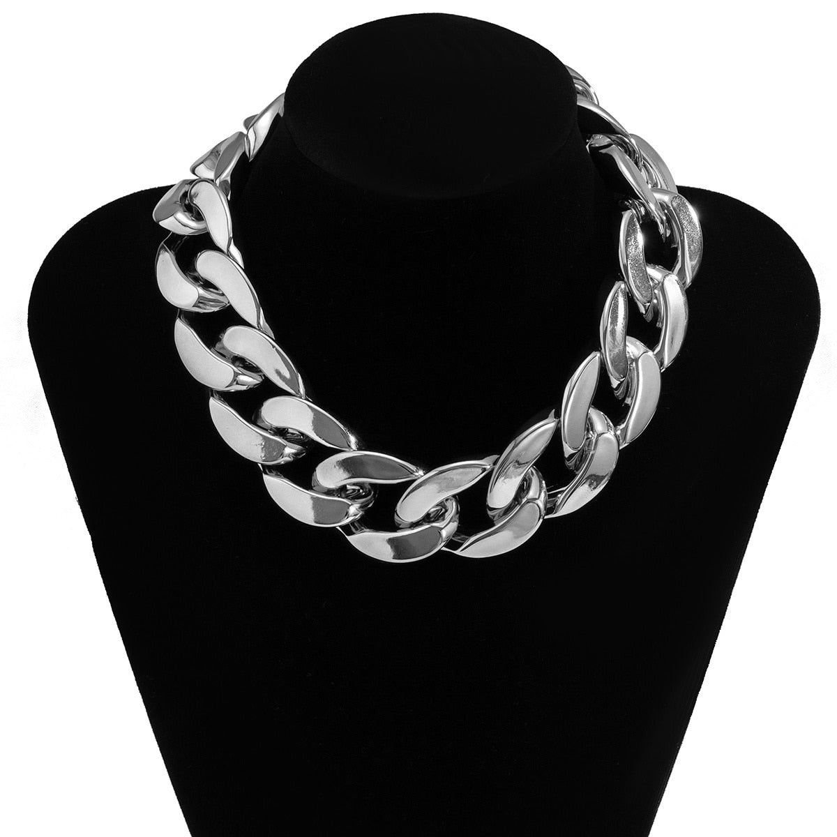 Zaria Oversized Chunky Link Choker Collection