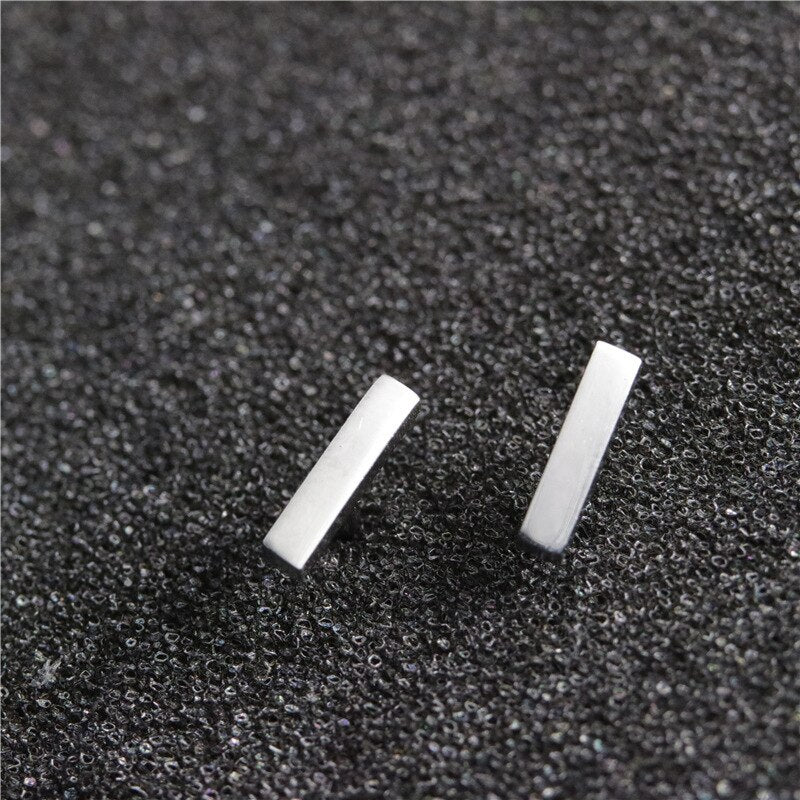 2023 Stainless Steel Earrings Geometric Women Men Hip hop Black Star Ghost Spike Stud Earring Fashion Jewelry Best Gift пирсинг