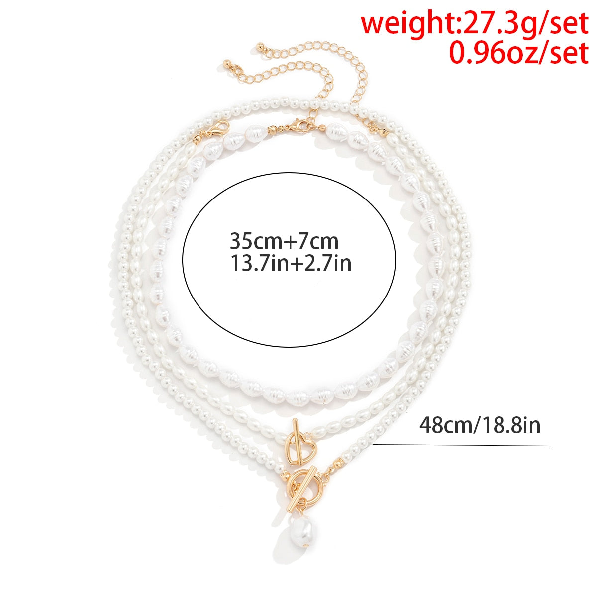 Evangeline Baroque Pearl Heart Necklace Collection