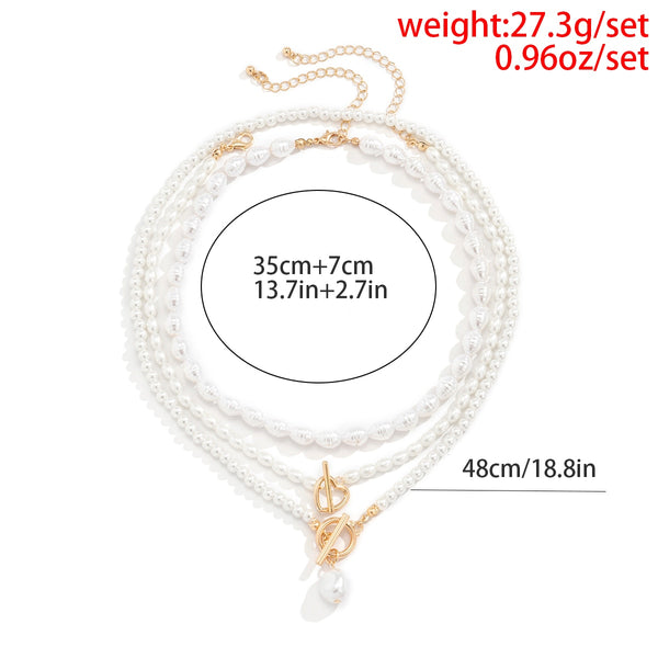 Evangeline Baroque Pearl Heart Necklace Collection