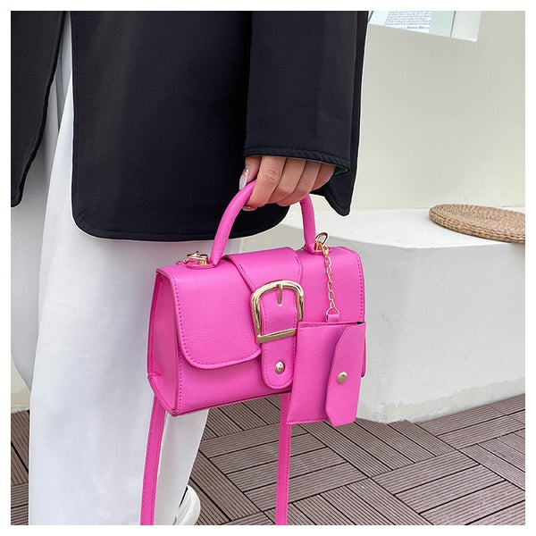 Elara Mini Flap Top-Handle Crossbody Bag