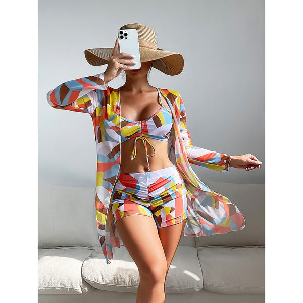 High Waist Bikinis 3 piece